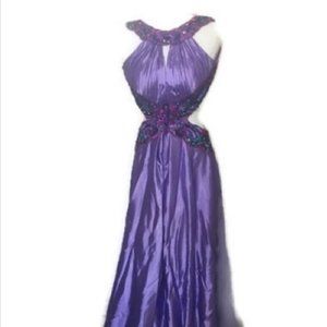 Sherri Hill Purple Prom Dress Size 4